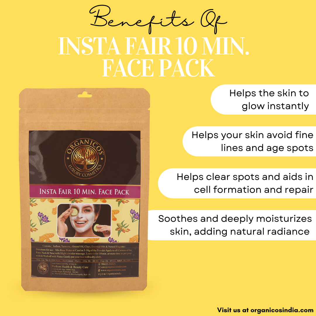 Insta Fair 10 MIN. Face pack