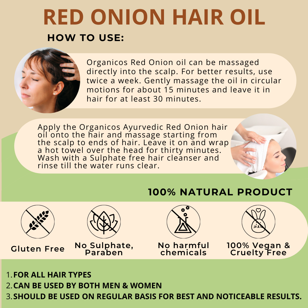 RED ONION & KALLONJI HAIR OIL 200 ML