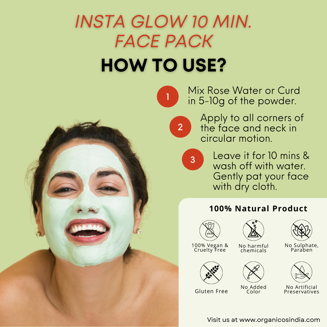 Insta Glow 10 MIN. Face Pack