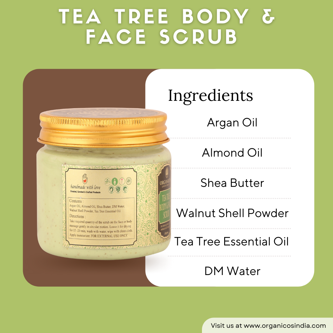 TEA TREE BODY & FACE SCRUB 150 G