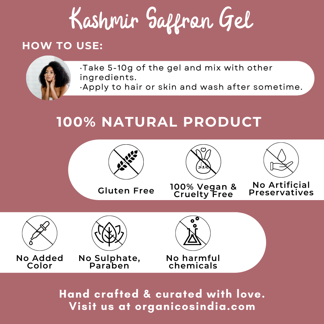 KASHMIR SAFFRON GEL 150 G