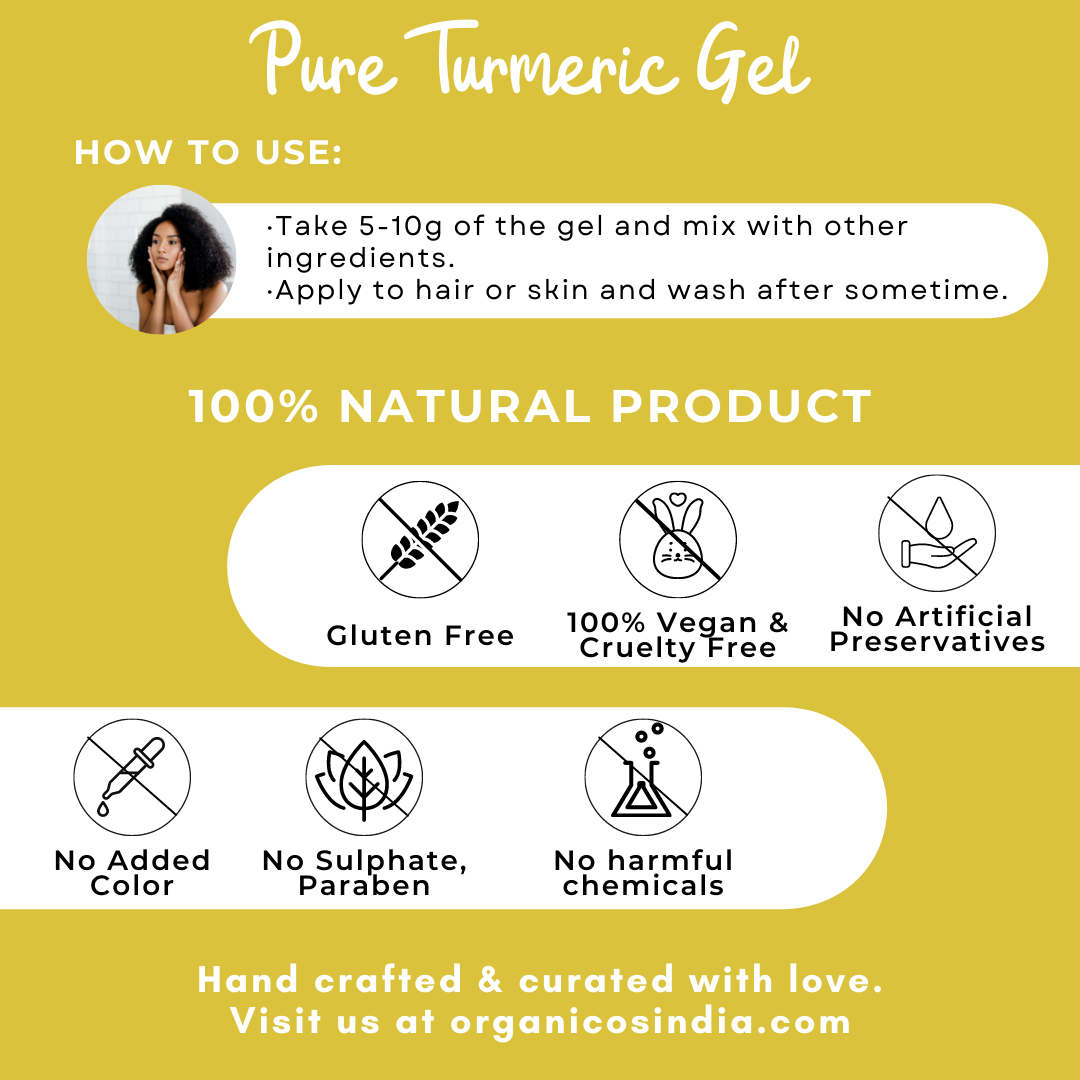 PURE TURMERIC GEL 150 G