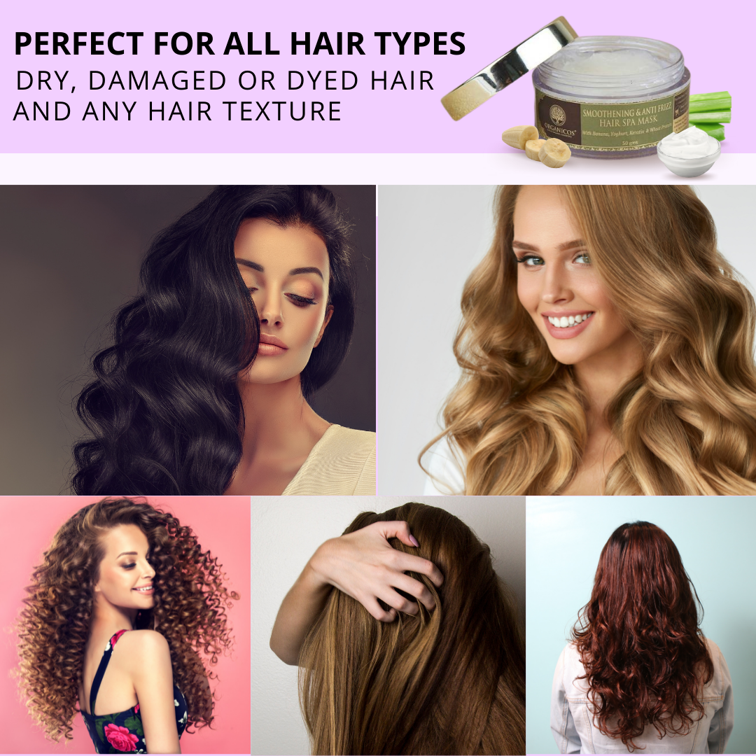 Smoothening & Anti Frizz Hair Spa Mask 50 G
