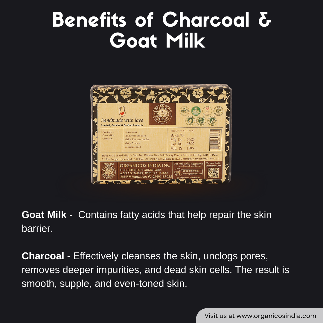 Charcoal & Goat Milk Soap 100 g