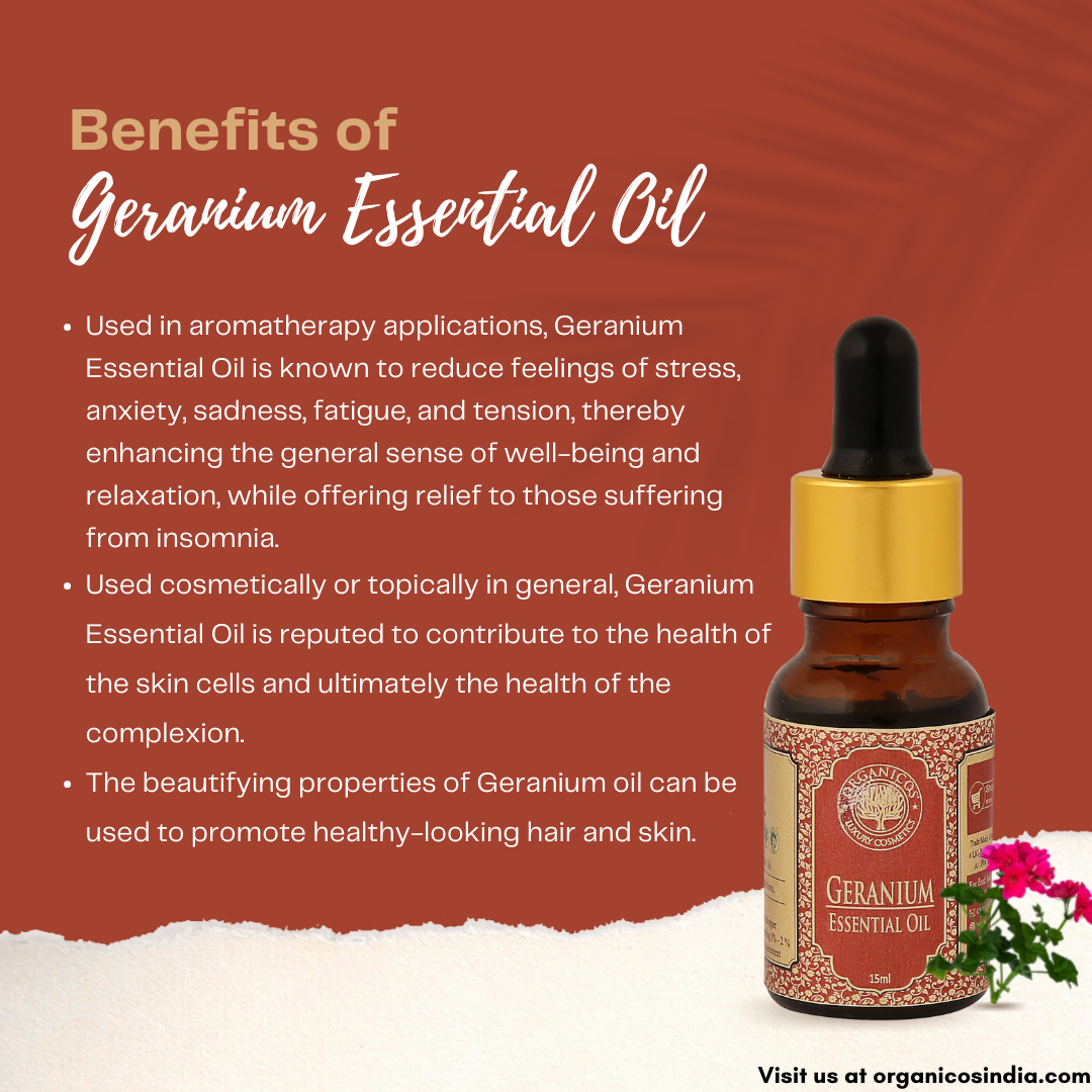 Geranium Essential Oil 15 ml