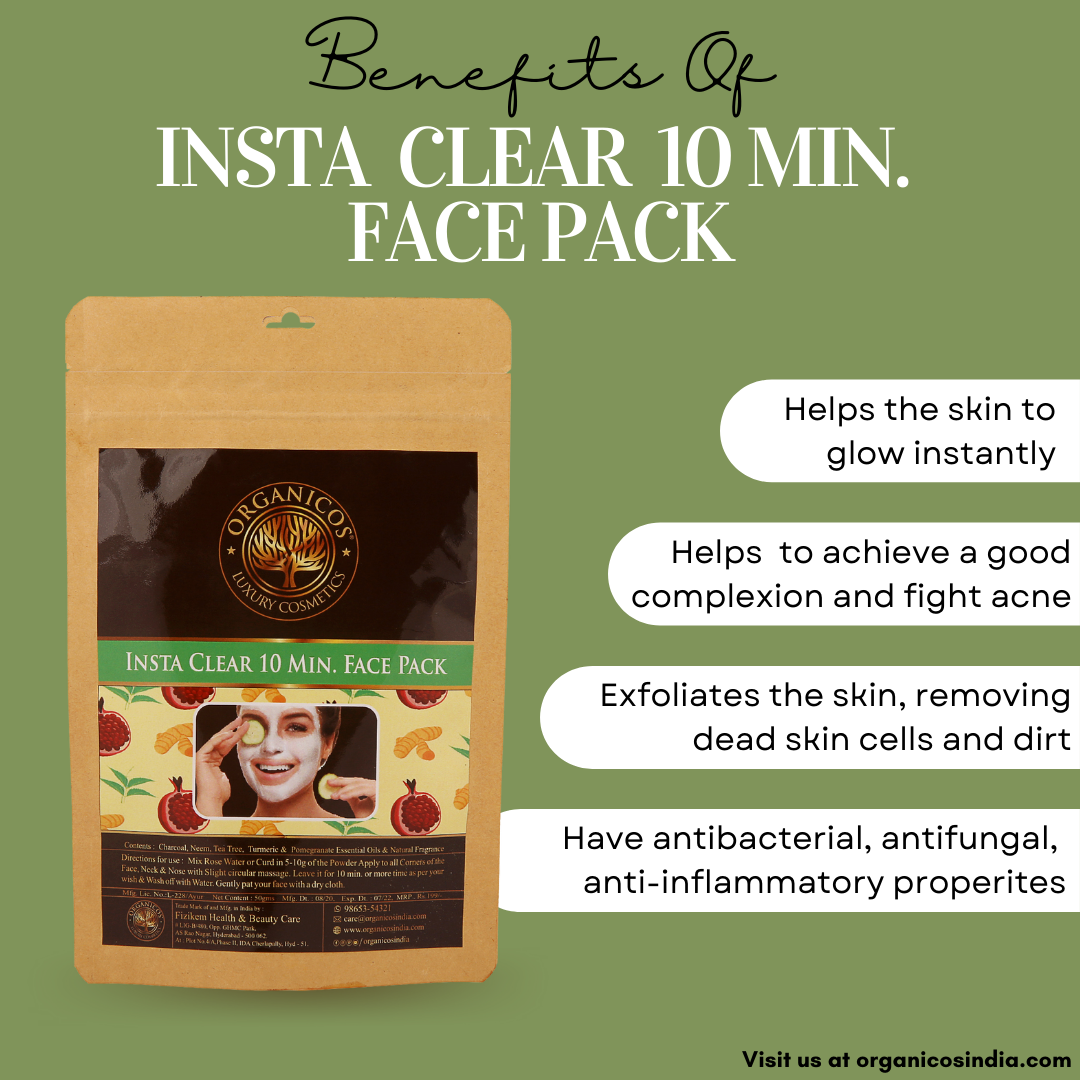 Insta Clear 10 MIN. Face Pack