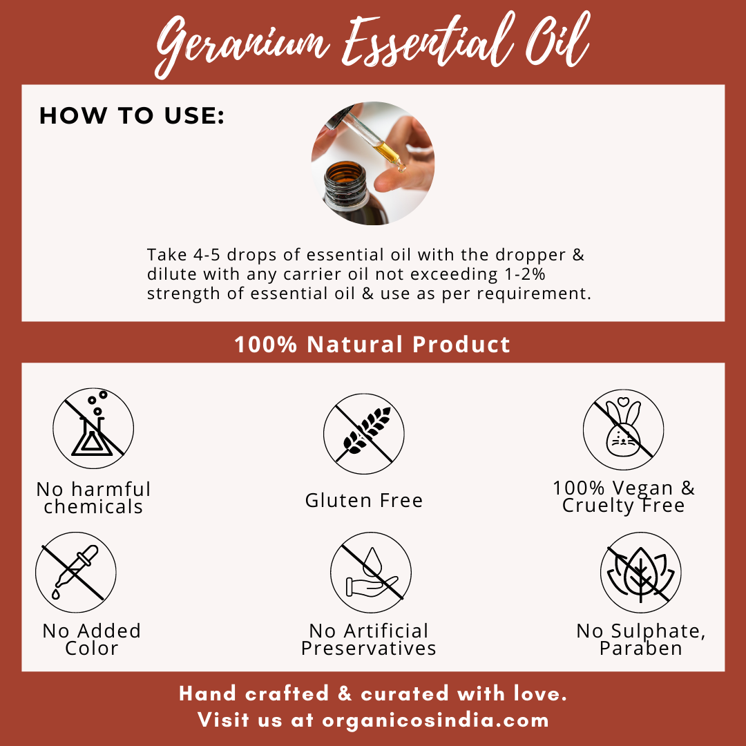 Geranium Essential Oil 15 ml