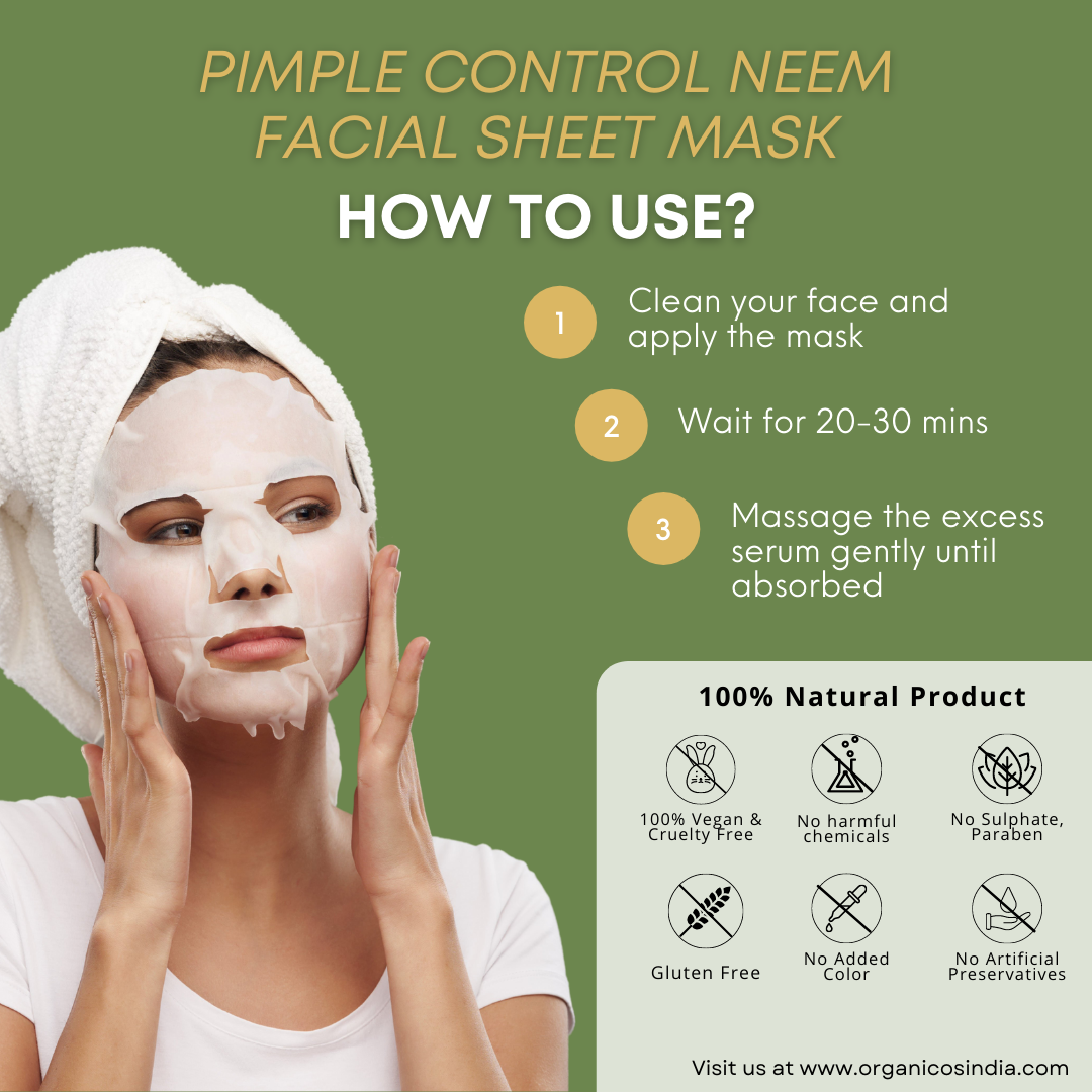 Pimple Control Neem Facial Sheet Mask