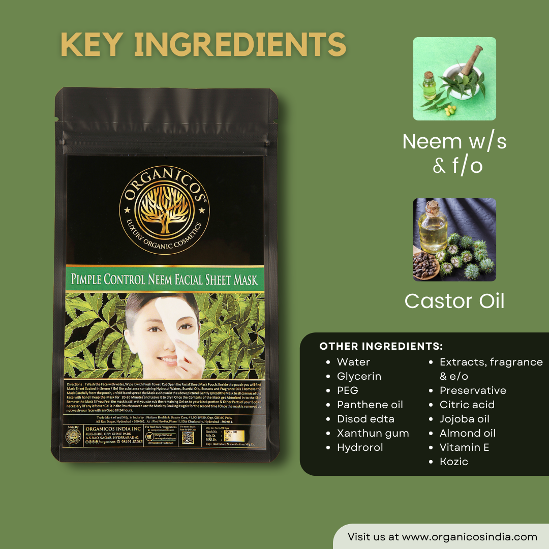 Pimple Control Neem Facial Sheet Mask