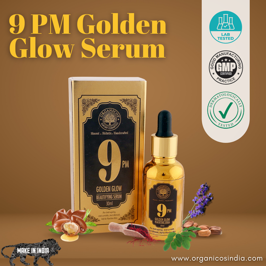 9 PM Golden Glow Serum - Fight Wrinkles & Dark Spots