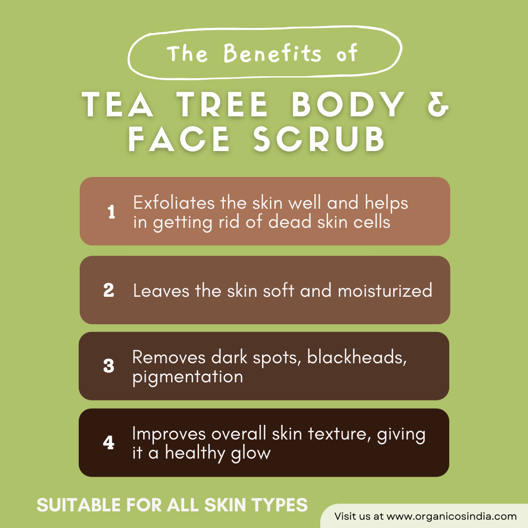 TEA TREE BODY & FACE SCRUB 150 G