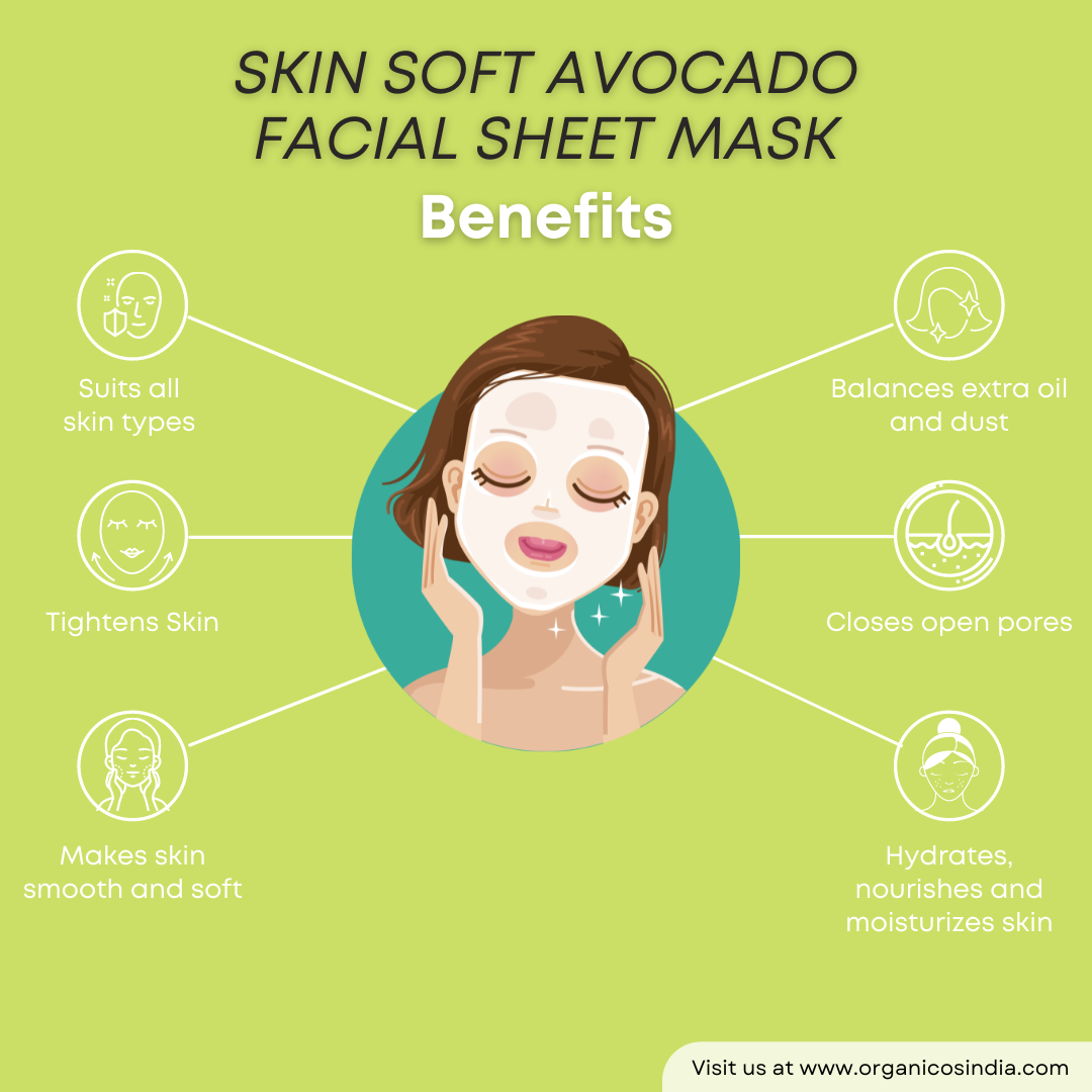 Skin Soft Avocado Facial Sheet Mask