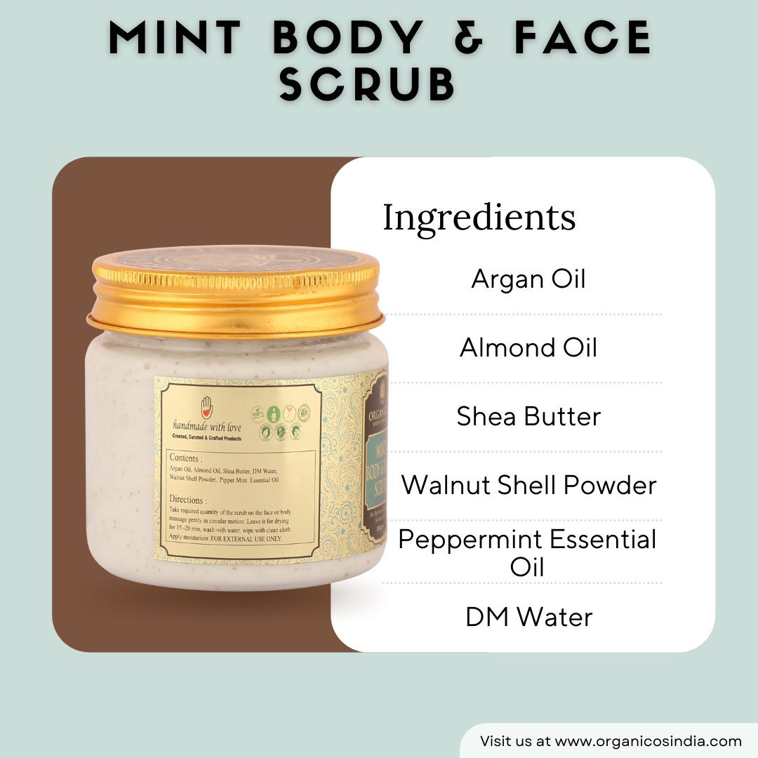 MINT BODY & FACE SCRUB 150 G