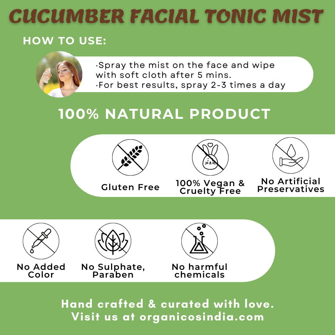 Cucumber Facial Tonic Mist 100 ml