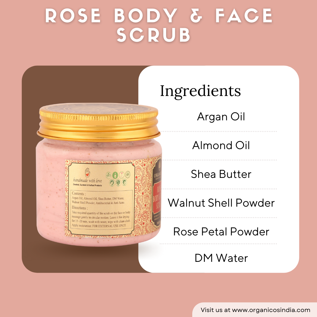 ROSE BODY & FACE SCRUB 150 G