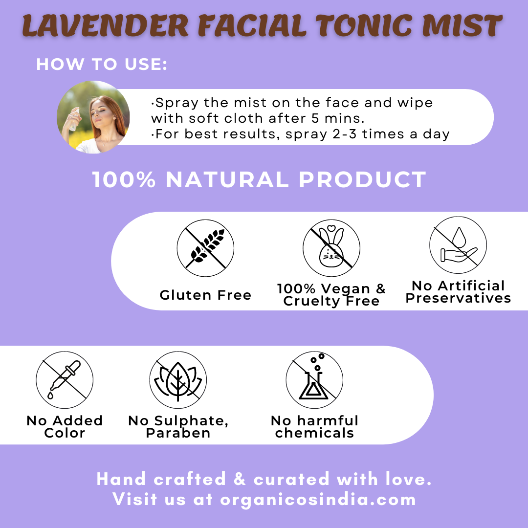 Lavender Facial Tonic Mist 100 ml