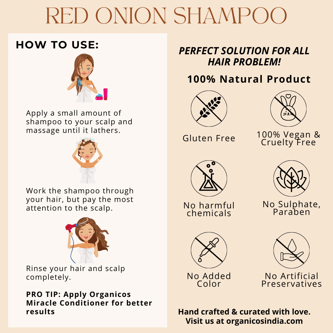 RED ONION SHAMPOO 200 ML