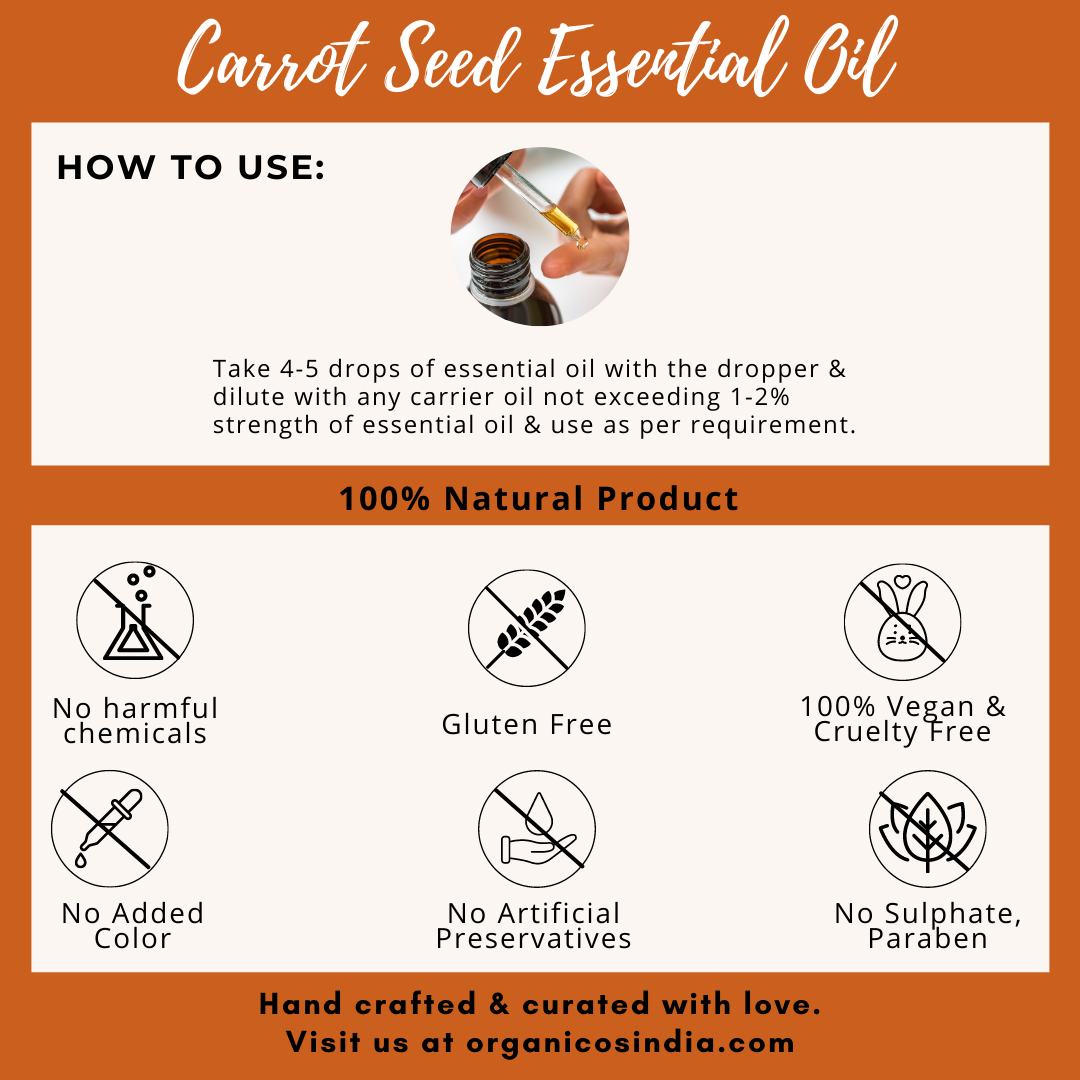 Carrot seed Essential Oil 15 ml
