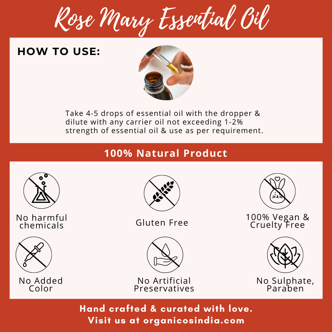 Rose Mary Essential Oil 15 ml