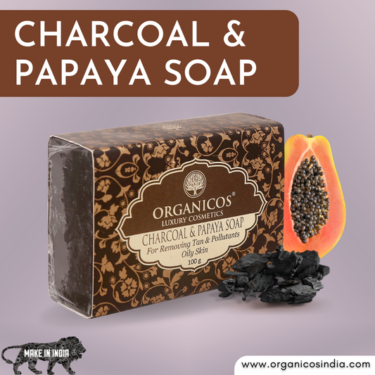 Charcoal & Papaya Soap 100 g
