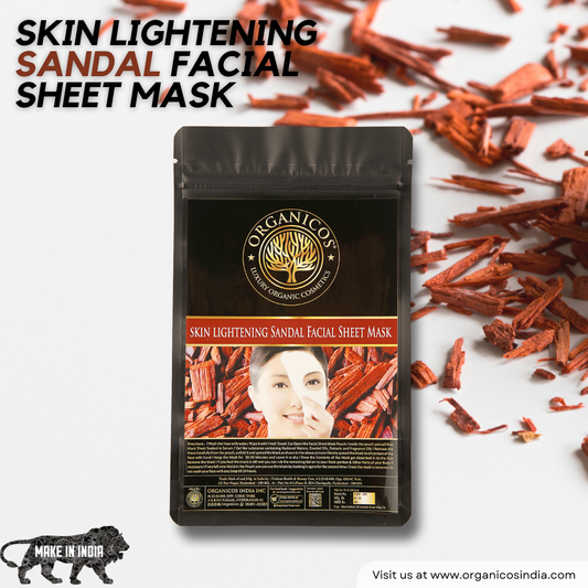 Skin Lightening Sandal Facial Sheet Mask