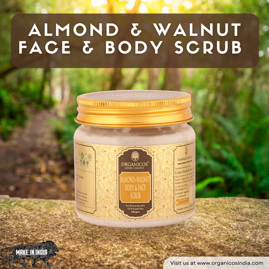 ALMOND + WALNUT BODY FACE SCRUB 150 G