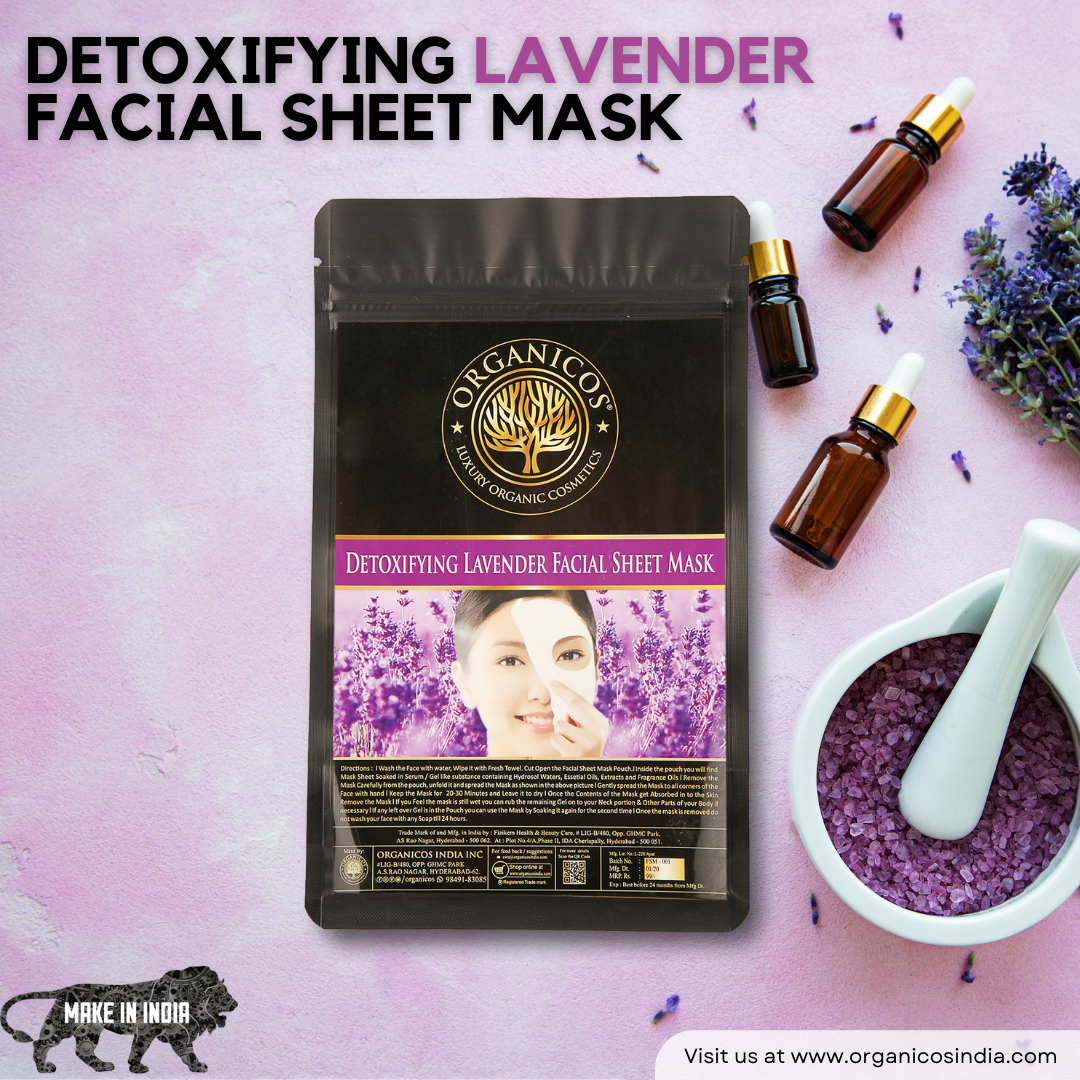 Detoxifying Lavender Facial Sheet Mask