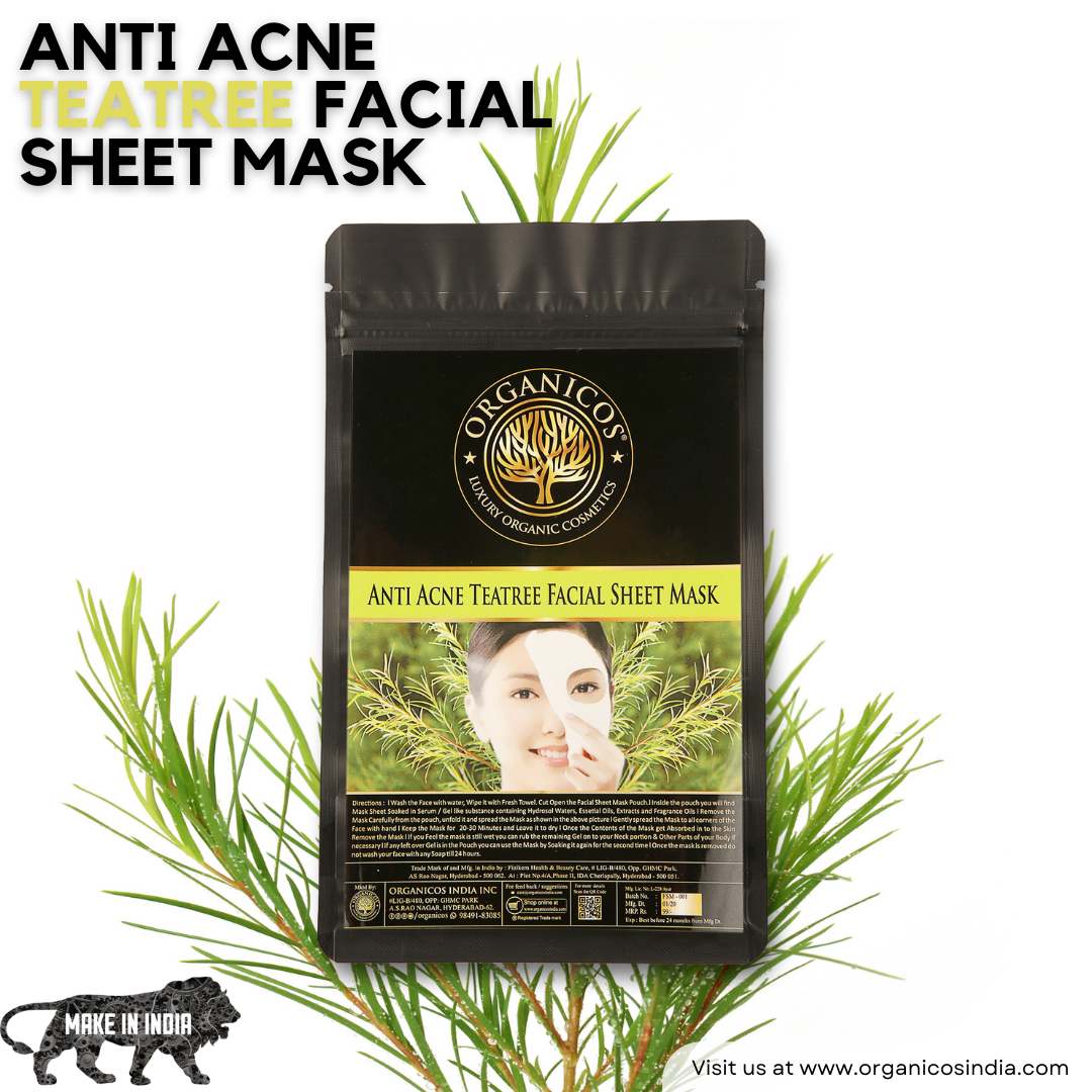 Anti Acne Tea Facial Tree Mask – Organicos India Store
