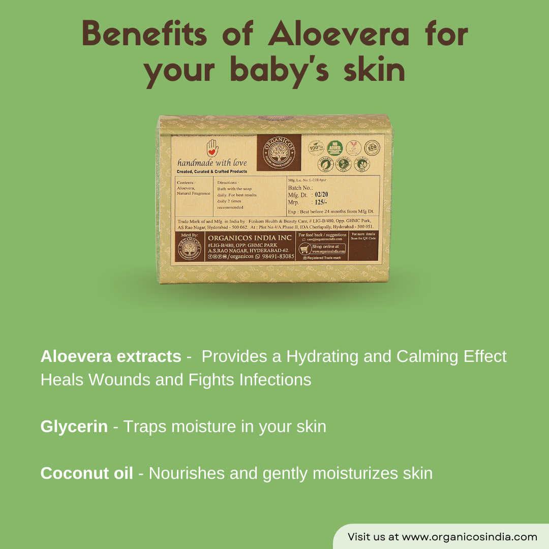 Aloevera Baby Soap 100g