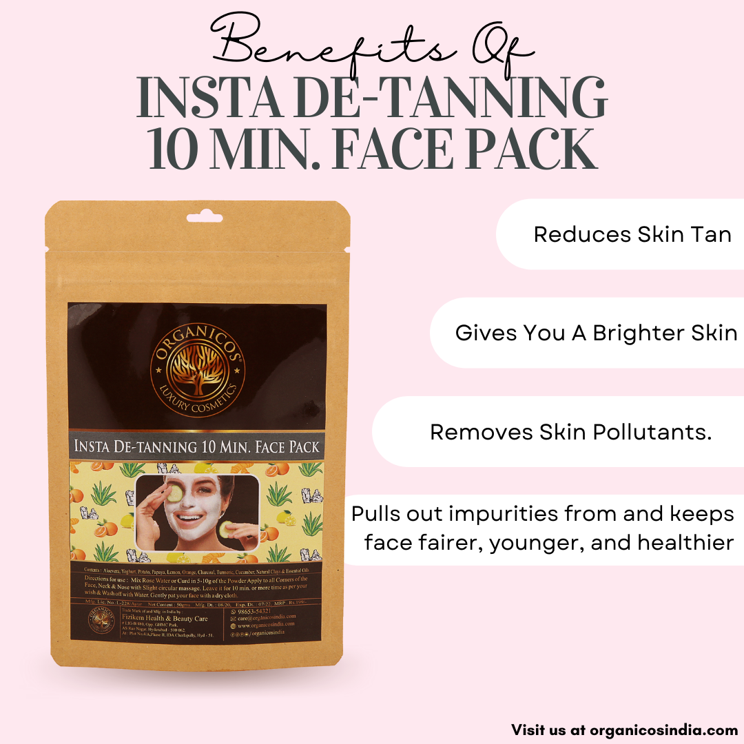 Insta 10 Min Detan Face Pack 50 gms