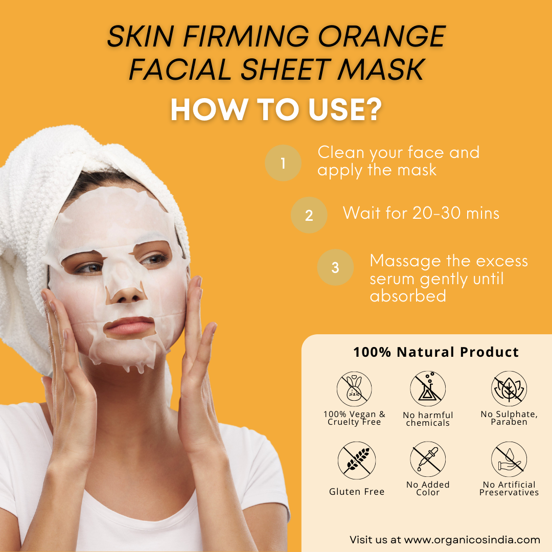 Skin Firming Orange Facial Sheet Mask