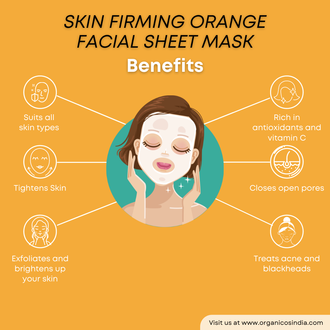 Skin Firming Orange Facial Sheet Mask