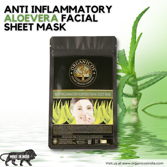 Anti Inflammatory Aloevera Facial Sheet Mask